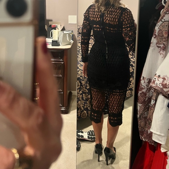 L’atiste lace mesh cocktail dress size M worn once great condition - Picture 5 of 6